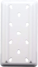 Ebros White Neta Zara Sushi Sashimi Plate With Drip Holes 8.75"L x 5"W PACK OF 8