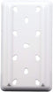 Ebros White Neta Zara Sushi Sashimi Plate With Drip Holes 8.75"L x 5"W PACK OF 8