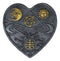 Astrology Sun And Moon Baphomet Pentagram Heart Shaped Decorative Jewelry Box