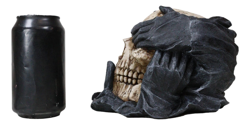 See Hear Speak No Evil Skull Deathly Gallows Gothic Grim Pantomime Figurine