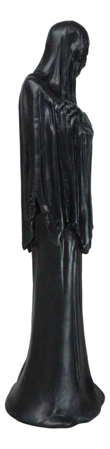 The Boogeyman Black Death Grim Reaper Wearing Long Cloak Robe Garment Figurine