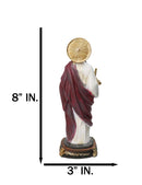 Christian Apostle Saint Paul Evangelist With Sword of The Spirit Figurine 8"H