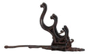 Cast Iron Rustic Victorian Scrollwork Spinning Swivel Multi Points Wall Hook