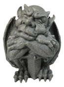 Gothic Stoic Warrior Notre Dame Gargoyle Sword Bearer Chimera Figurine 12"H