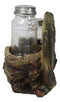 Nautical Fisherman Sea Bass Fishing With Wicker Bags Salt Pepper Shakers Holder