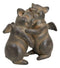 Rustic Country Hog Heavens Whimsical Angel Winged Pig Couple Dancing Figurine