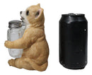 Cute Chihuahua Dog Salt and Pepper Glass Shakers Holder Kitchen Figurine