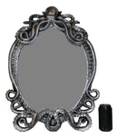 25"H Large Vintage Silver Marine Sea Monster Kraken Cthulhu Octopus Wall Mirror