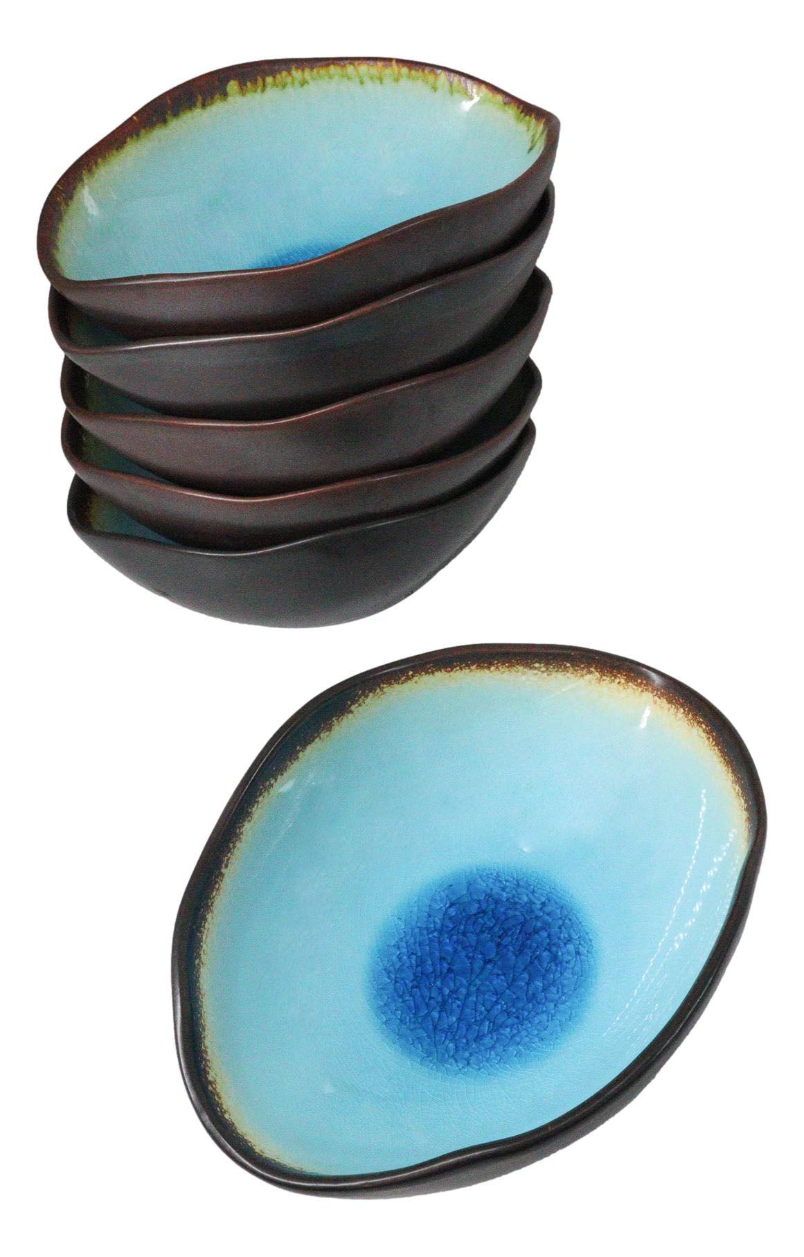 Pack Of 6 Blue Sky Aozora Kannyu Medium Dinner Salad Pasta Rice Bowls 27oz
