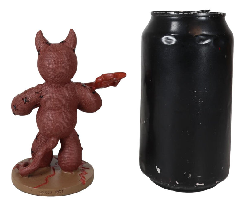 Pinheadz Voodoo Monster Devil with Pitchfork Halloween Horror Villain Figurine