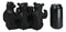 Rustic Western Forest Animal Whimsical 3 Black Bears Wine Bottle Holder Decor