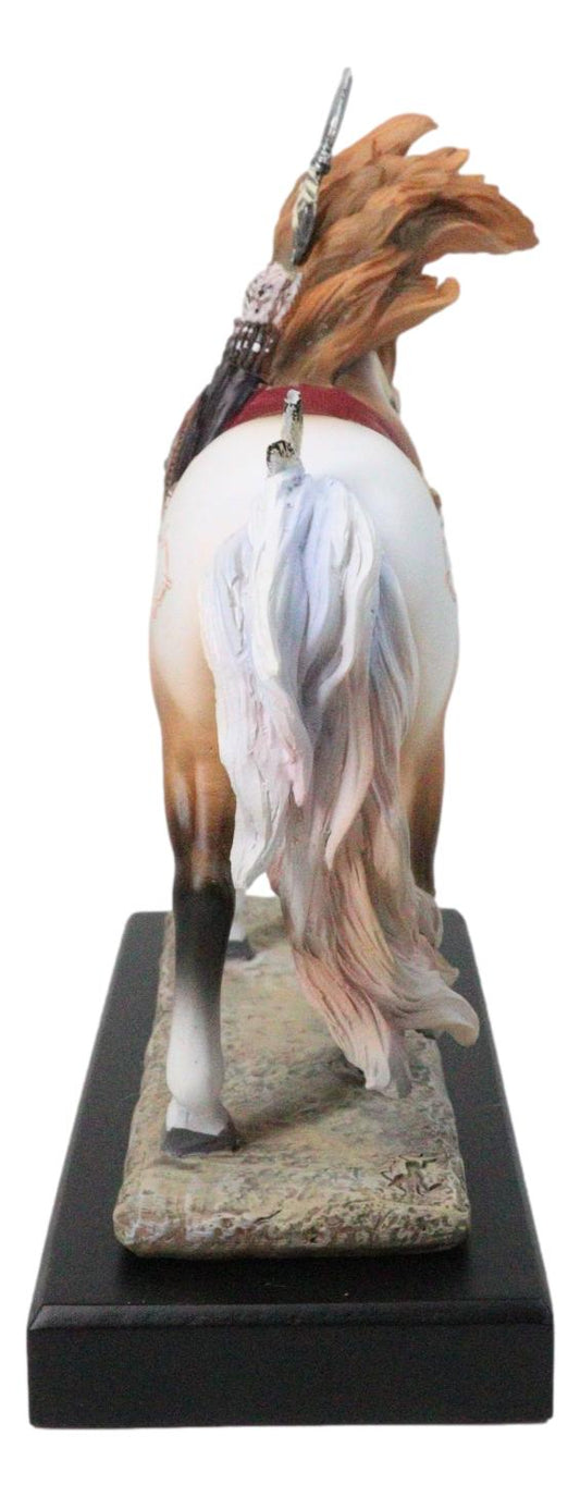 Native American Medicine Steed Horse Western Decor Figurine By Laurie Prindle