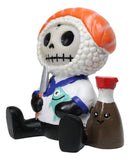 Furrybones Sake Sushi Sashimi Omakase Chef Skeleton Figurine Furry Bones