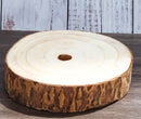 Pack Of 6 Unfinished Natural Wood Slices With Bark 6.25"D DIY Arts And Crafts