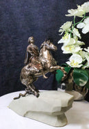 Bronze Horseman Tsar King Peter The Great On Equestrian Horseback Figurine 10"H