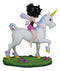 Lady Of Enchantment Pink Sweet Betty Boop Fairy With Rainbow Unicorn Figurine