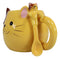 Ebros Adorable Whimsical Orange Cat Mug Drink Cup 16oz
