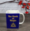 Blue Book Of Magic Eye Of Providence Arcane Arts Ceramic Boxy Square Shaped Mug