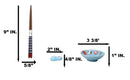 Japanese Cartoon Icons Blue Sauce Dishes Chopsticks And Rests Sushi Set For 2