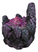 Faux Geode Crystals Rock Magic Wands Holder Stand Prop Accessory Decor