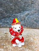 Red Circus Dalmatian Dog Pewter Austrian Crystals Jeweled Trinket Jewelry Box