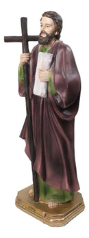 Apostle Disciple Of Jesus Saint Philip Holding Tall Cross Figurine 12" Series