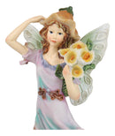 Enchanted Garden Calla Lily Floral Fairy Carrying A Bouquet Of Flowers Figurine