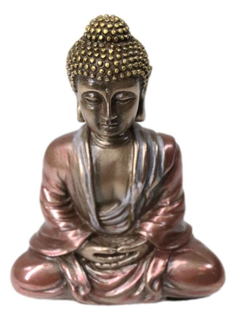 Shakyamuni Buddha Meditating Small Statue Amitabha Decor Small 3" Height