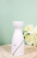 Pack Of 6 Porcelain Snow Flowers Yukino Hana Japanese Wine Sake Tokkuri Flasks