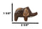 Balinese Wood Handicrafts Tail To Tail Elephant Miniature Figurines Set 2.75"L