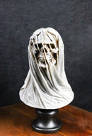 Gothic Macabre Memento Veil Lacroix Skeleton Veiled Bride Bust Lady Figurine 8" H