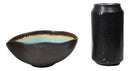 Pack Of 6 Blue Aozora Kannyu Porcelain Irregular Shaped Small Rice Bowls 10oz