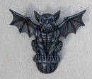 Ebros Large Gothic Winged Gargoyle On Ledge Wall Decor Hanging Sculpture 20"W