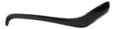 Glossy Black Melamine Ladle Style Soup Spoons With Hook Ends 1oz Set of 6 Spoon