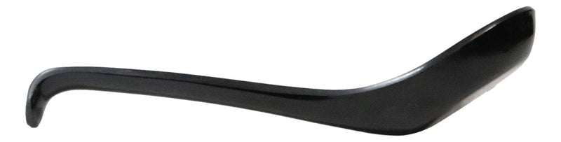 Glossy Black Melamine Ladle Style Soup Spoons With Hook Ends 1oz Set of 6 Spoon