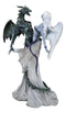 The Dark Chemical Wedding Union of Night Dragon and Morning Angel Figurine