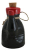 Pack of 6 Porcelain Calligraphy Soy Sauce Vinegar Condiment Dispenser Flask 7oz