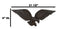 Cast Iron Patriotic American Bald Eagle With Open Wings Wall Decor Plaque 21"L