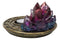 Wicca Magical Crystals Dish Votive Candleholder With Phases Of The Moon Symbols