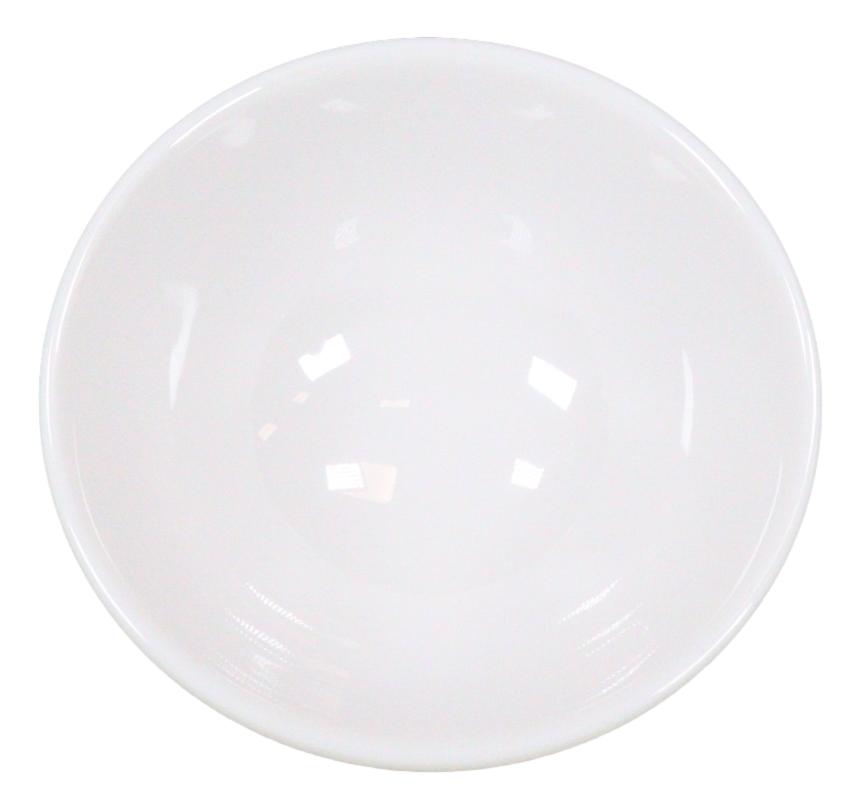 Modern White Jade Melamine Round Bowls 8oz For Rice Soup Salad Sauce Set Of 6