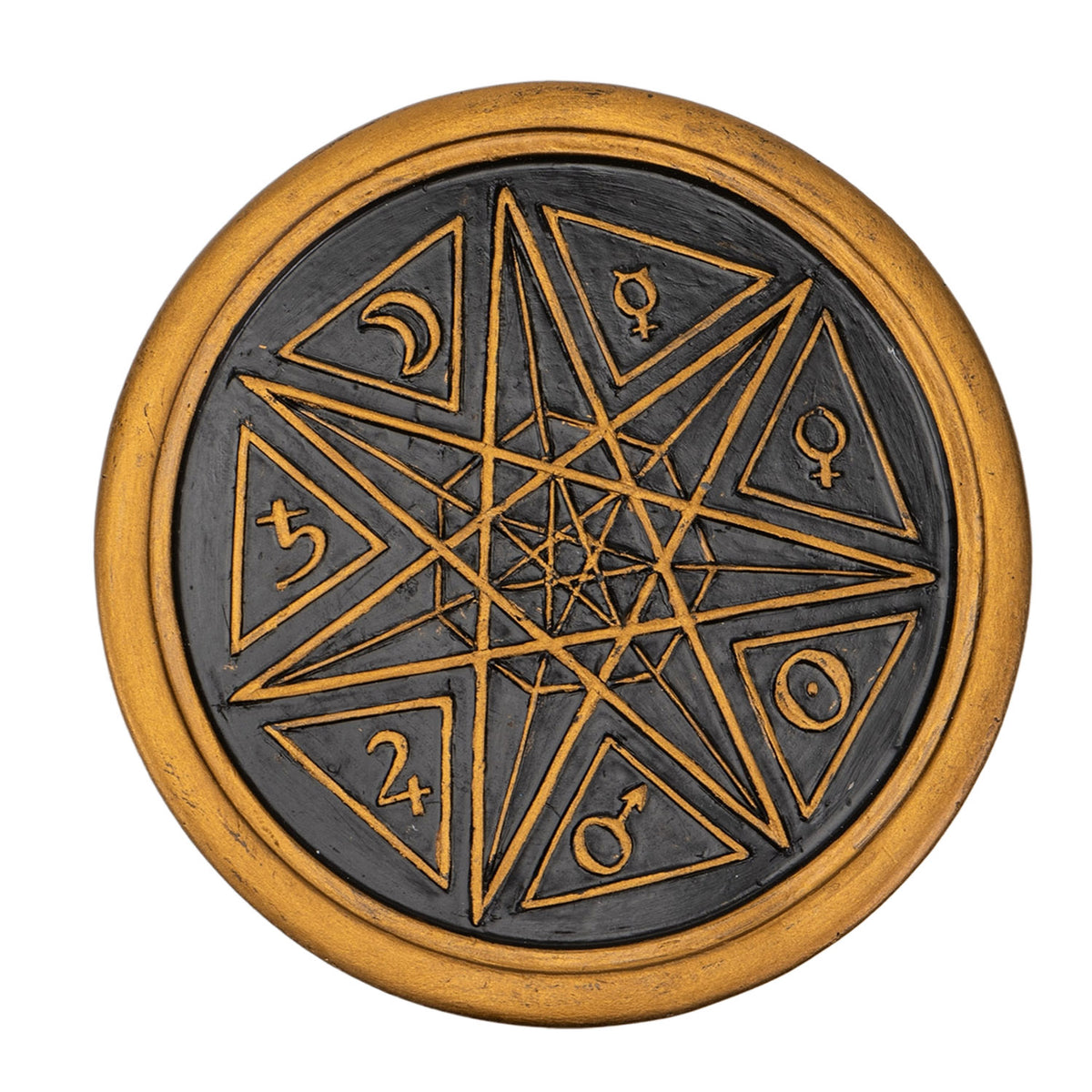 Wicca Metaphysical Sacred Symbols Astrology Zodiac Invertible Glass Sand Timer