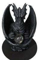 Smoke Fire Breathing Guardian Stone Dragon Backflow Incense Cone Burner Figurine
