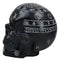 Gothic Wicca Black Mystic Arts Planetarium Zodiac Celestial Ancient Symbols Skull Figurine