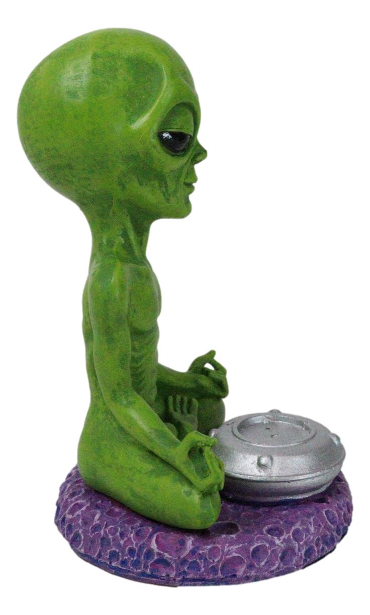 UFO Outer Space Extra Terrestrial Roswell Alien Yoga Meditation Incense Burner