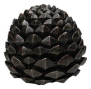 Pack of 2 Cozy Pines Rustic Lodge Pinecone Figurines Decorative Pine Cone Accent