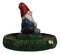 Gnaughty Pot High Smoking Gnome Zen Meditation Cone And Stick Incense Burner
