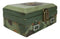Green Military US Army Emblem Officer Briefcase Camo Decorative Trinket Box