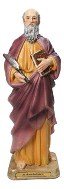 Christian Apostle Disciple of Jesus Saint Bartholomew Martyr Figurine 8"H