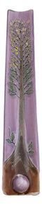 Wicca Sacred Symbols Celtic Tree of Life Yggdrasil Ceramic Long Incense Holder