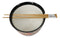 Black Oriental Koi Fishes Ceramic Donburi Ramen Soup Bowl With Chopsticks Set